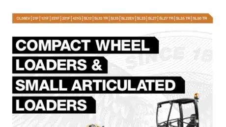Compact Wheel Loaders & Small Articulated Loaders Brochure