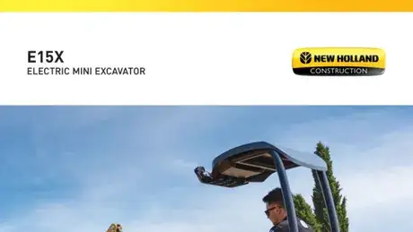 E15X Mini Excavator Specifications 