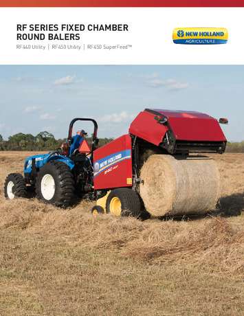 RF Fixed Chamber Round Balers -  Brochure