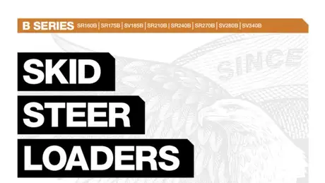 Skid Steer Loader B Series Brochure