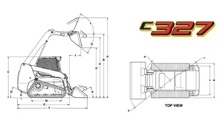 C327 Compact Track Loader Specifications 