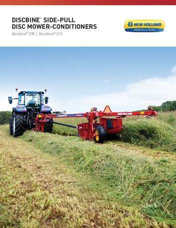 Discbine® Side-Pull Disc Mower-Conditioners - Brochure