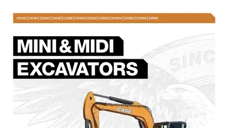 CASE Mini & Midi Excavators Brochure