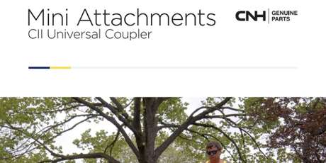 CNH Mini Attachments brochure.