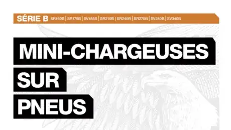 Mini-chargeuse sur pneus série B - Brochure